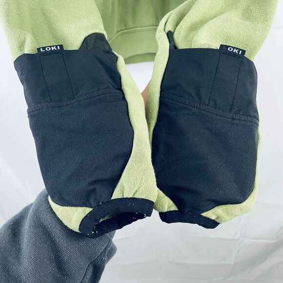 🍒 Loki Gear Women's Oversized Boxy Facemask Glove Hoodie Sweatshirt Green XS‎ - Picture 5 of 13